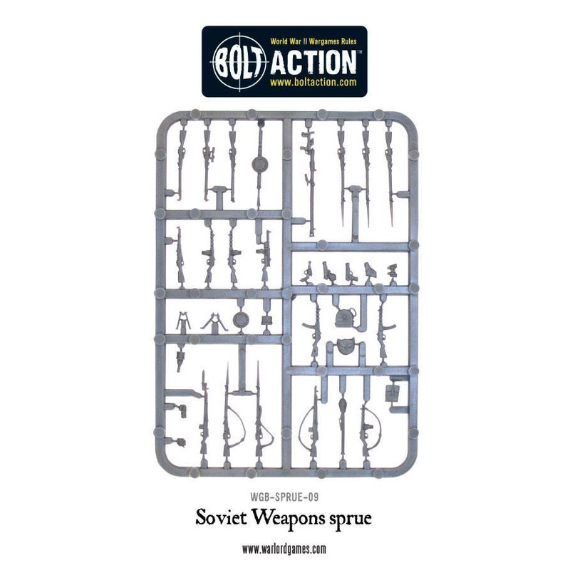 Soviet weapons sprue
