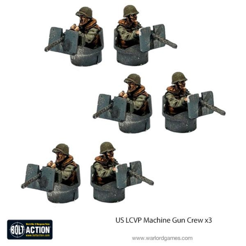 US LCVP Machine Gun Crew