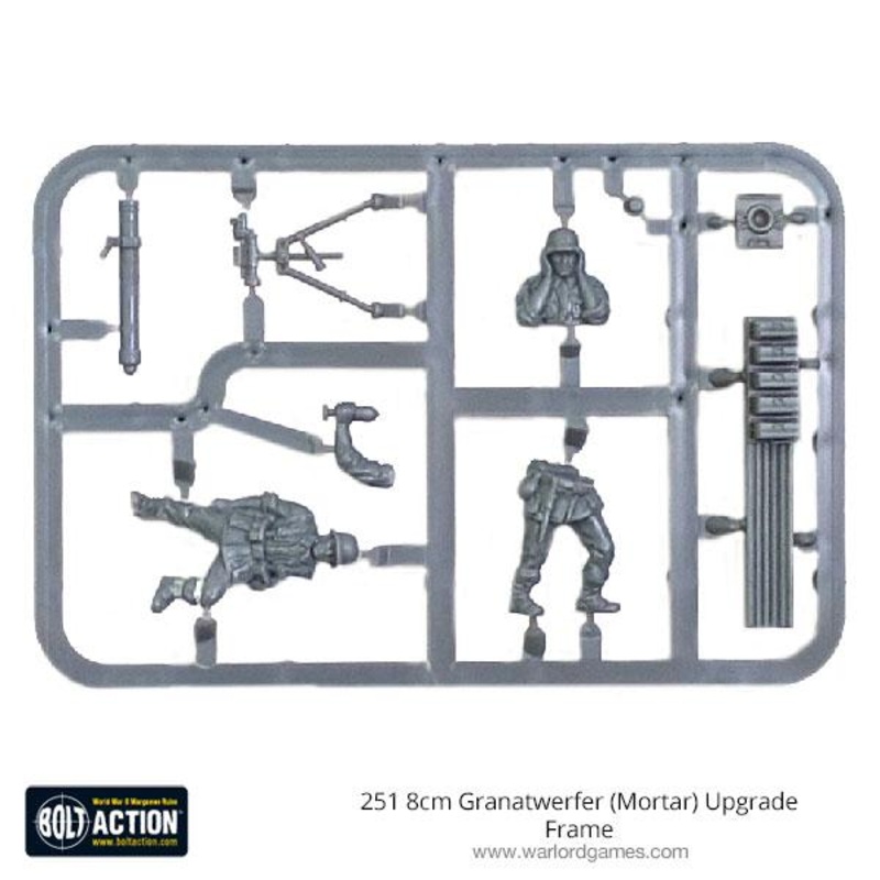251 8cm Granatwerfer (Mortar) Upgrade sprue