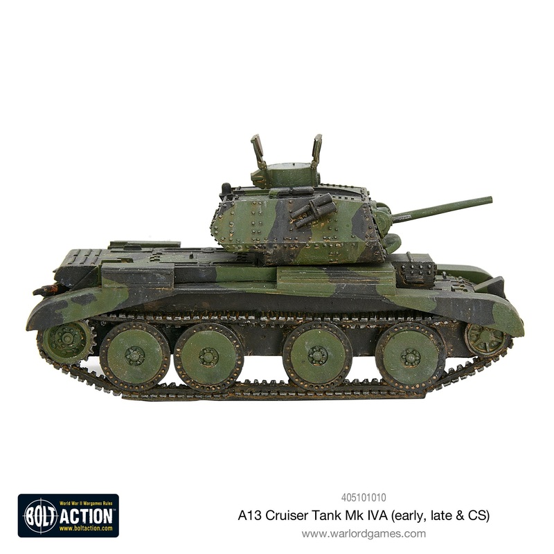 A13 cruiser tank Mk IVA(early, late & CS)