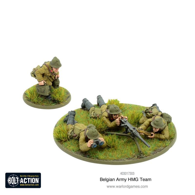 Belgian Army HMG team