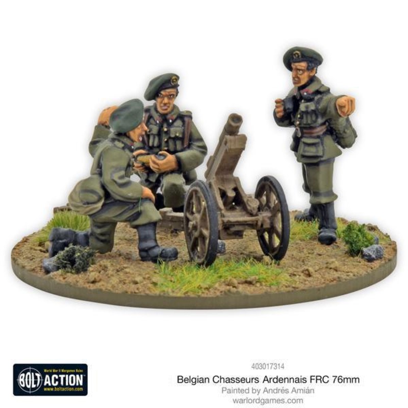 Belgian Chasseurs ArdennaisFRC 76mm infantry gun