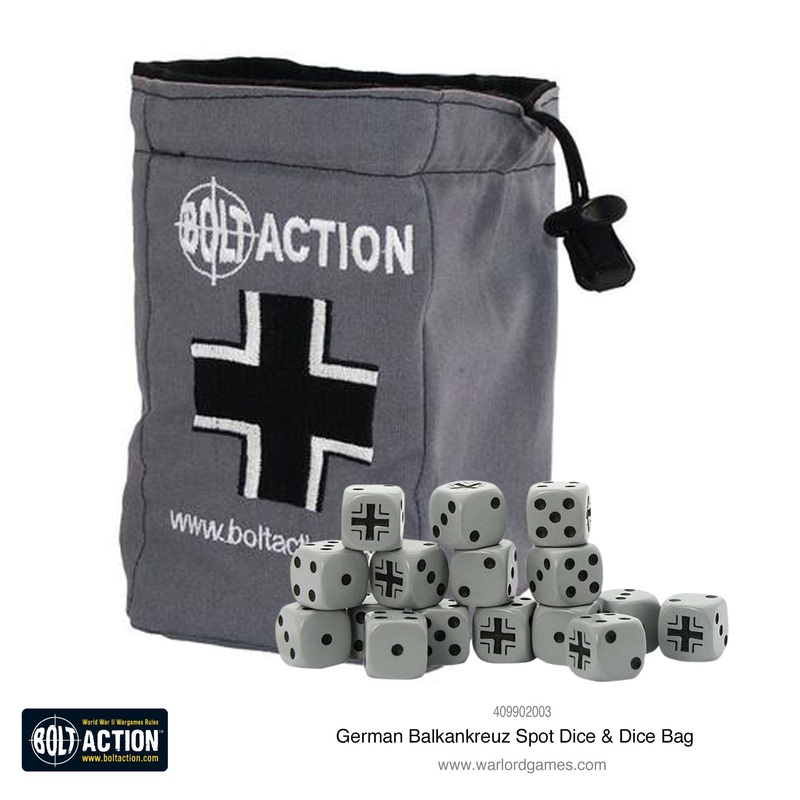 German Balkenkreuz D6 & Dice Bag