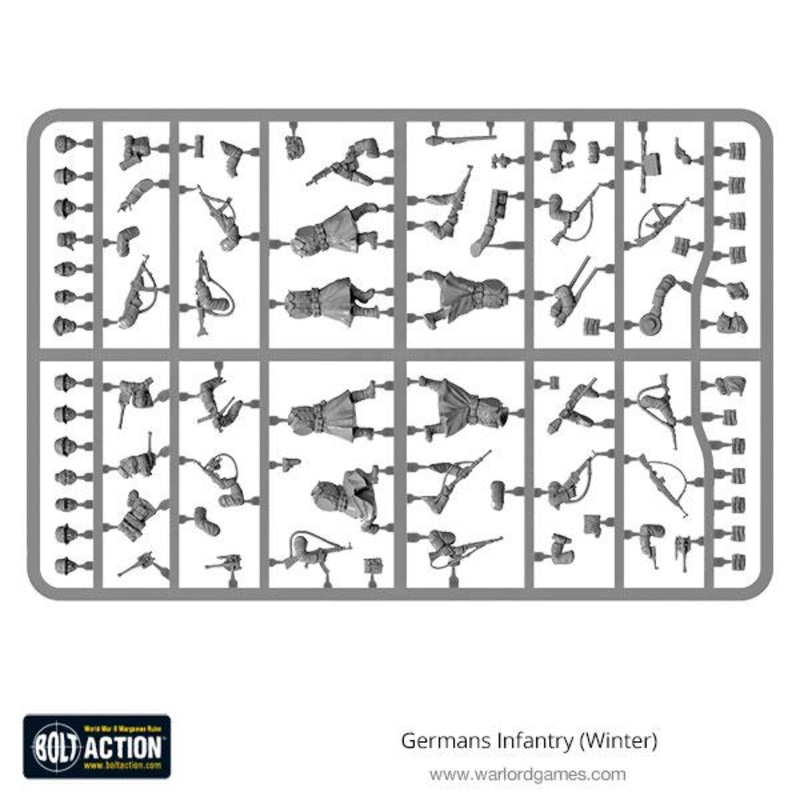 German Infantry (Winter) Sprue
