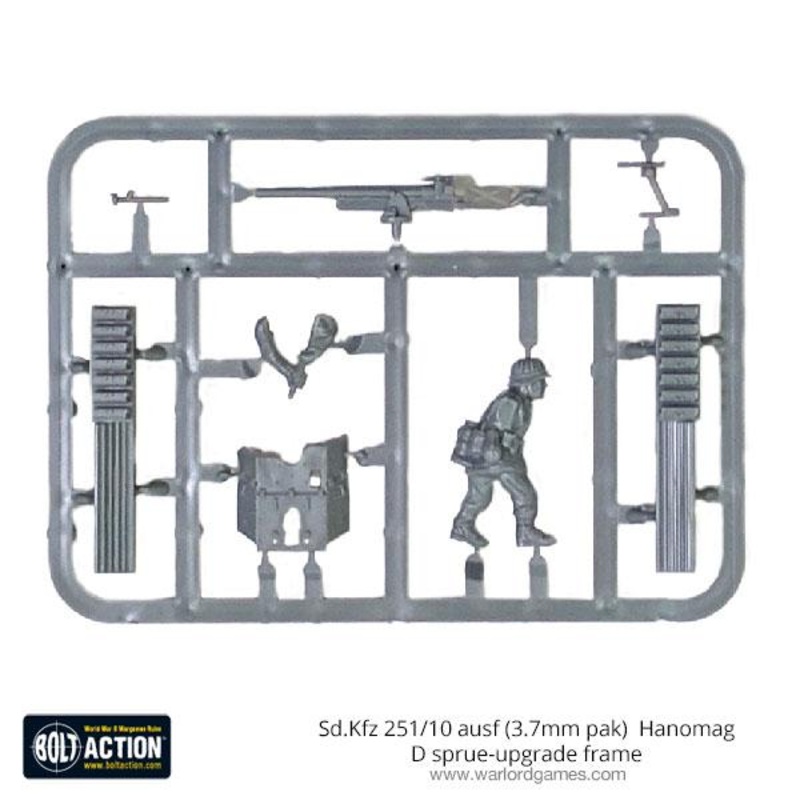 Sd.Kfz 251/10 ausf (3.7cm pak) Hanomag D sprue
