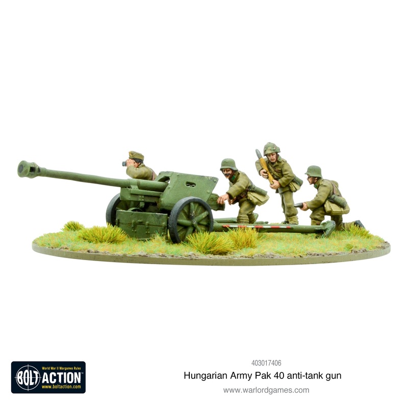 Hungarian Army Pak 40 anti-tank gun
