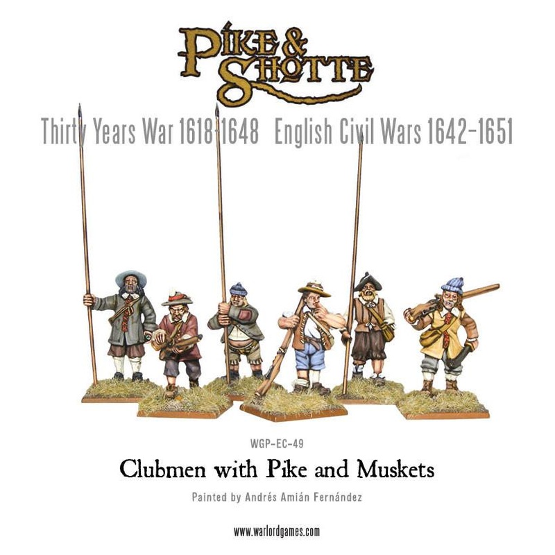 Clubmen with Pike and Muskets