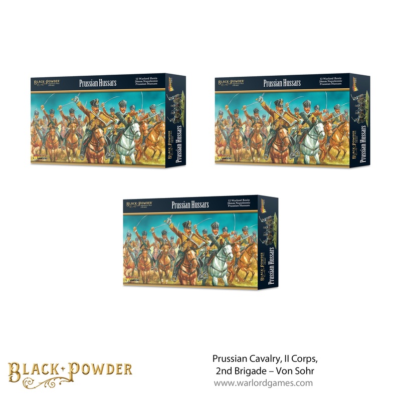 Prussian Cavalry, II Corps, 2nd Brigade  Von Sohr