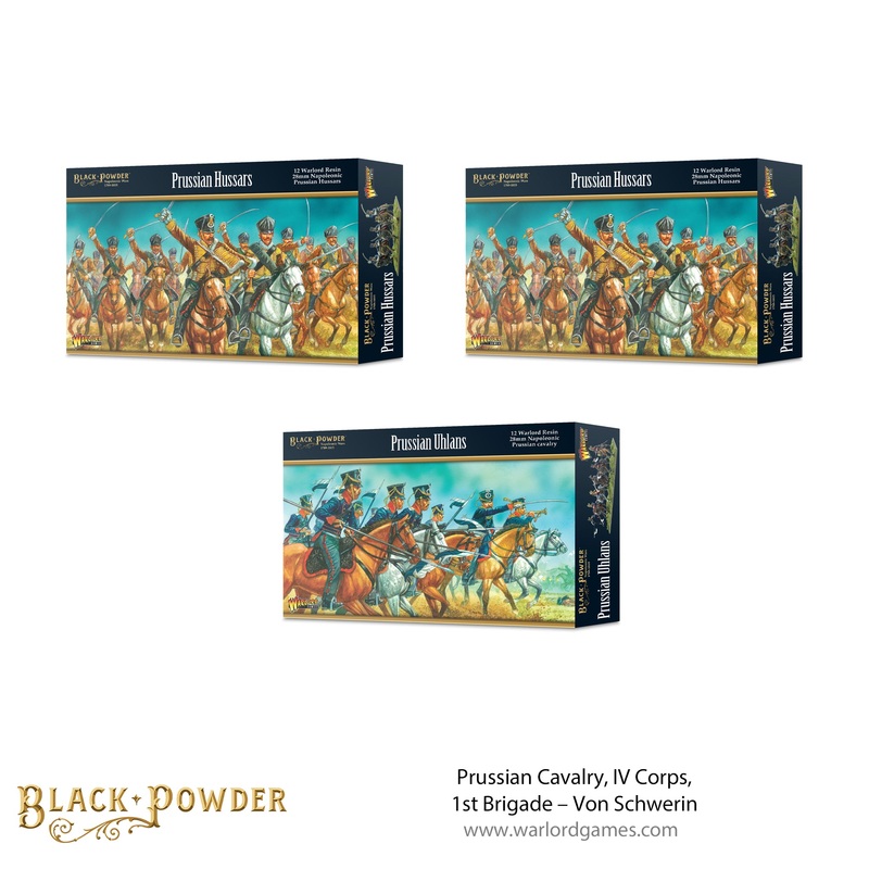 Prussian Cavalry, IV Corps, 1st Brigade  Von Schwerin