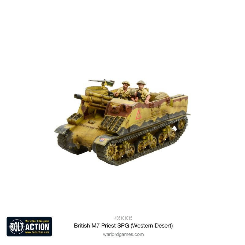 British M7 Priest SPG (Western Desert)