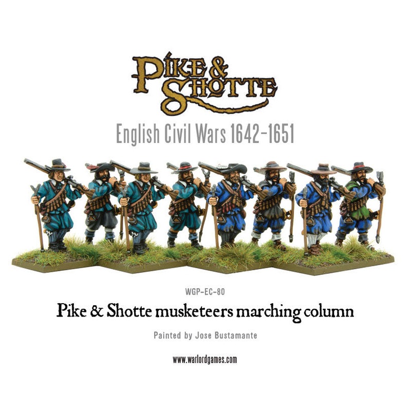 Pike & Shotte Musketeers Marching Column