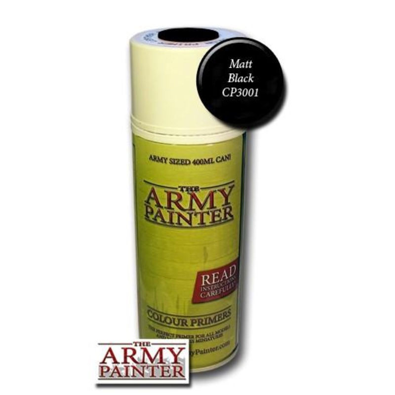Matt Black base primer spray