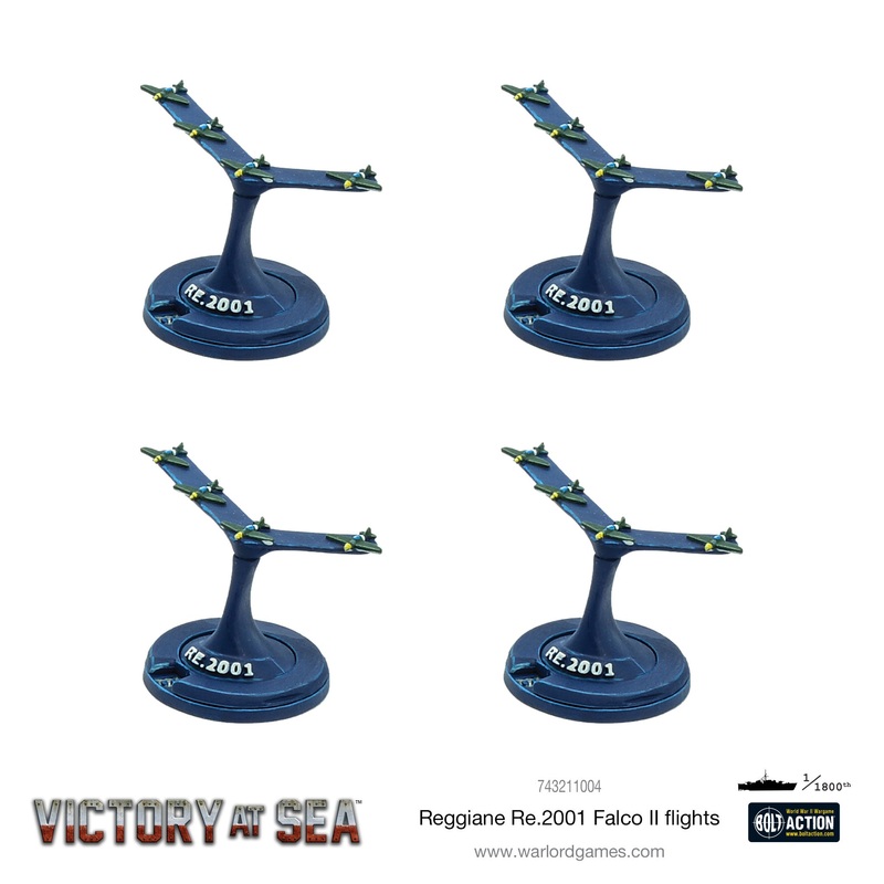Victory at Sea: Reggiane Re.2001 Falco II flights
