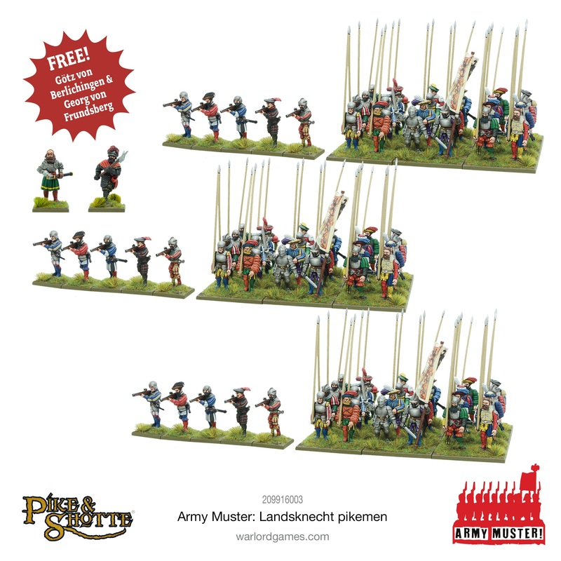 Army Muster - Landsknecht Pikemen