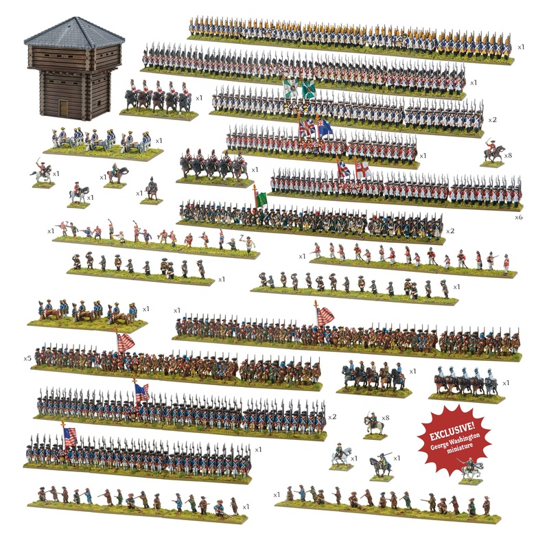 Black Powder Epic Battles: Revolution! with George Washington special figure