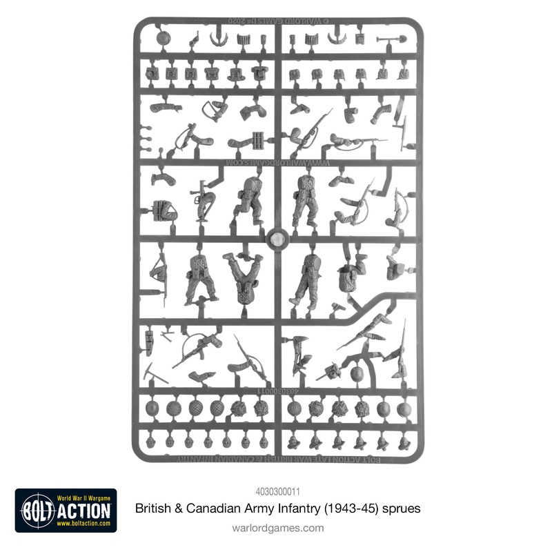 British Army Infantry Sprue