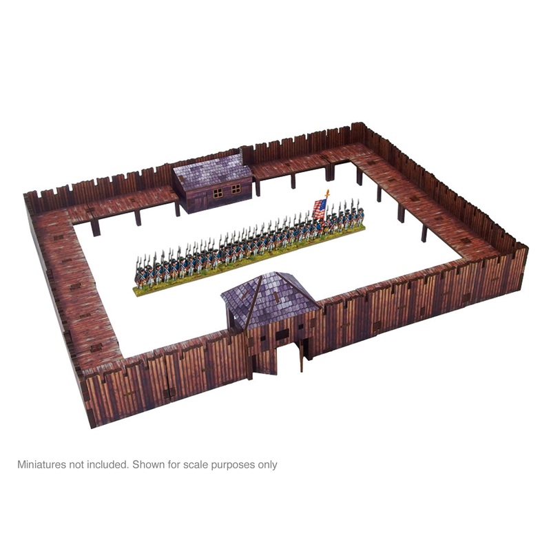 Pre-Painted American Fort (Epic Battles Scale)
