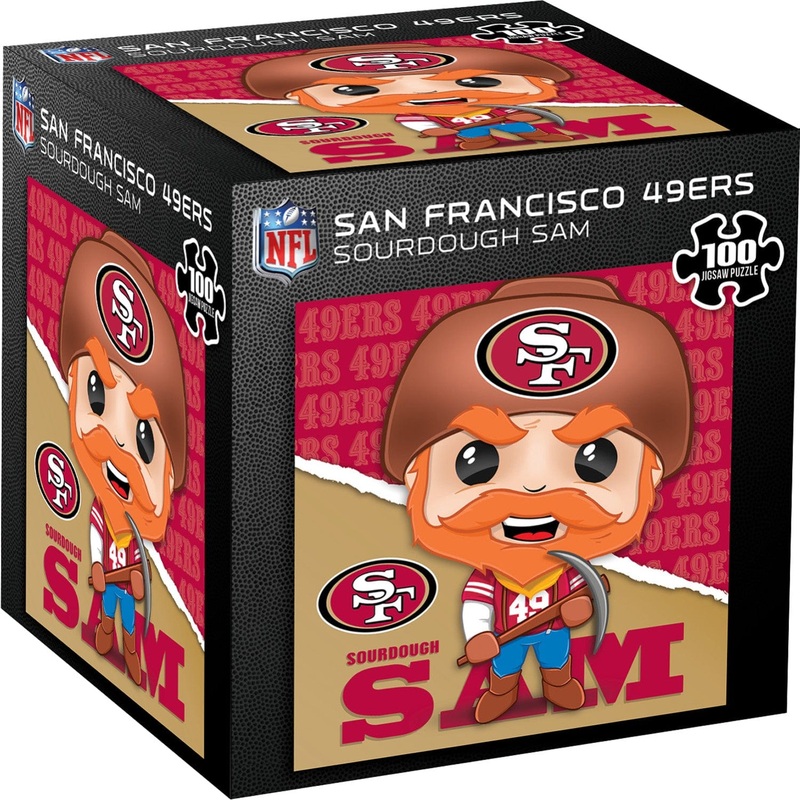 Sourdough Sam - San Francisco 49ers Mascot 100 Piece Jigsaw Puzzle