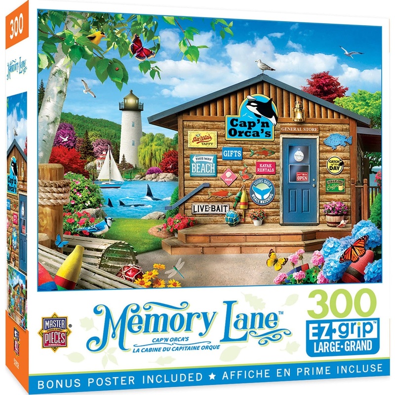 Memory Lane - Cap'n Orca's 300 Piece EZ Grip Jigsaw Puzzle