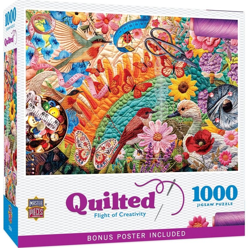 Quilted - Flight of Creativity 1000 Piece Puzzle