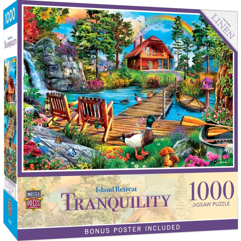 Tranquility - Island Retreat 1000 Piece Jigsaw Puzzle