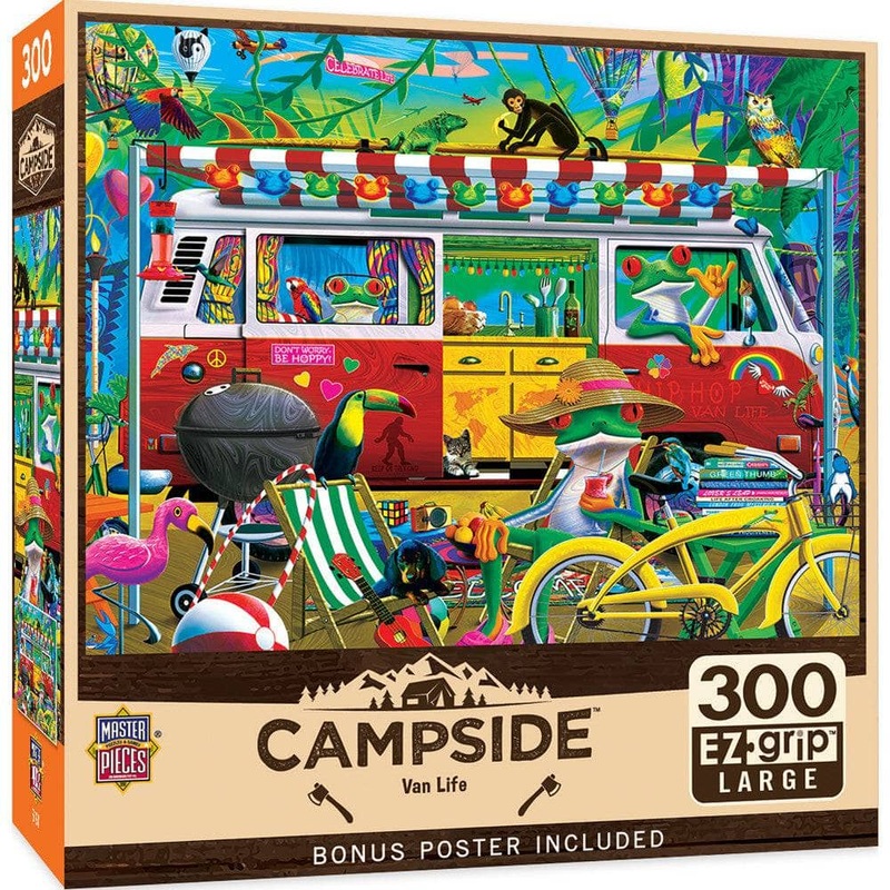 Campside - Van Life 300 Piece EZ Grip Jigsaw Puzzle