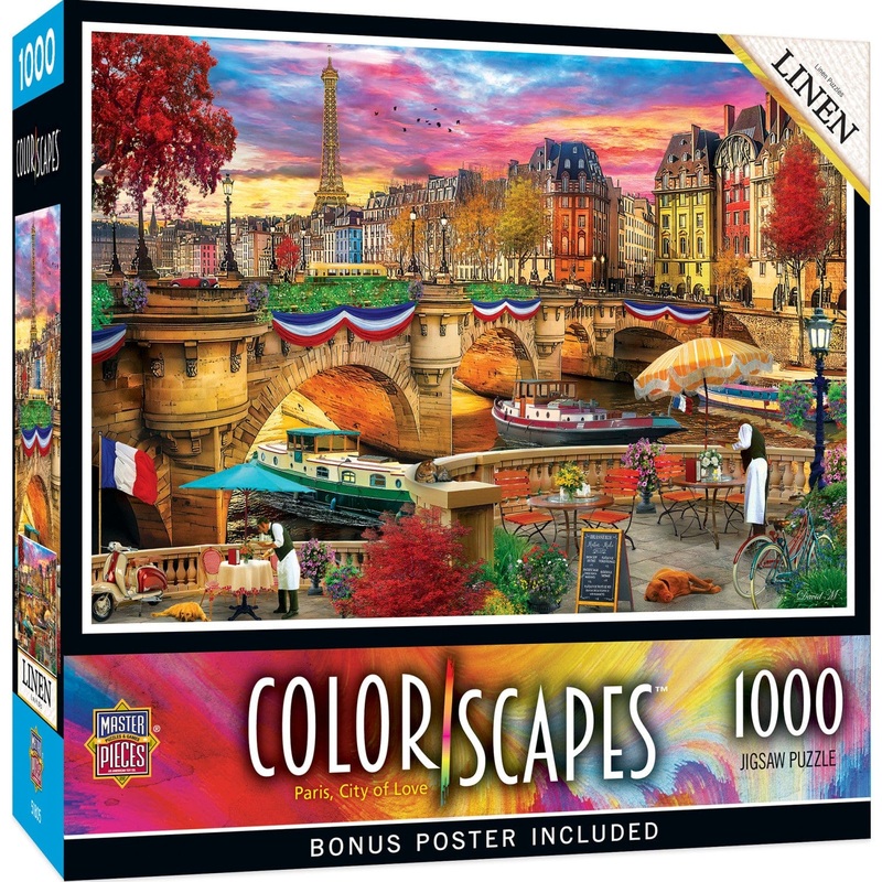 Colorscapes - Paris, City of Love 1000 Piece Jigsaw Puzzle