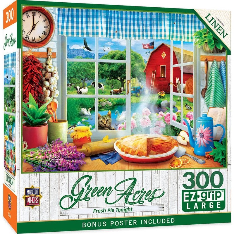Green Acres - Fresh Pie Tonight 300 Piece EZ Grip Jigsaw Puzzle