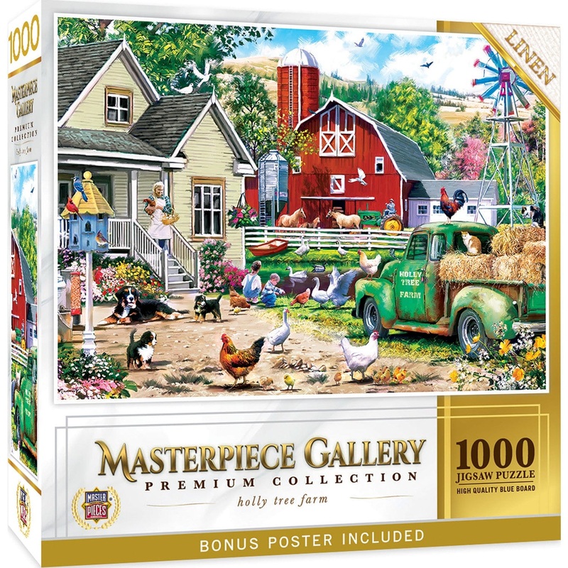 Masterpiece Gallery - Holly Tree Farm 1000 Piece Jigsaw Puzzle
