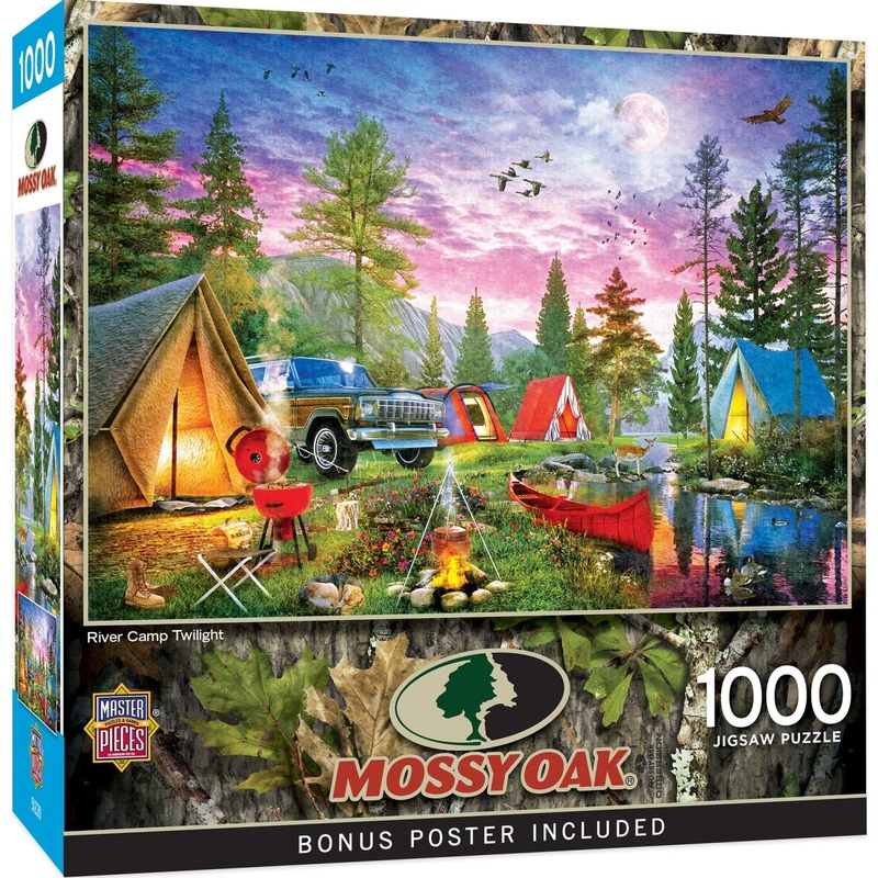 Mossy Oak - River Camp Twilight 1000 Piece Jigsaw Puzzle