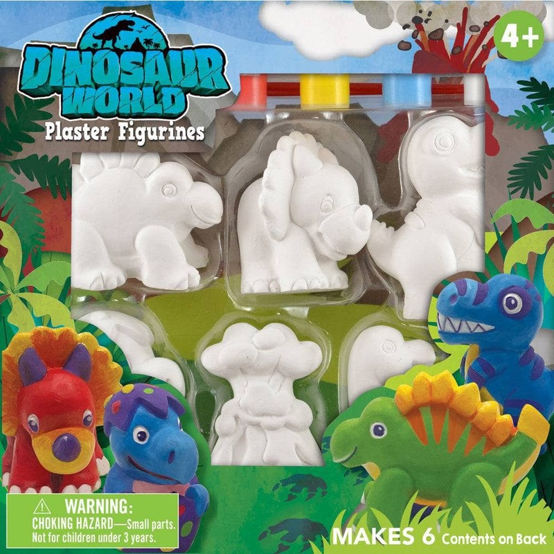 Dinosaur World - Plaster Figurine Paint Set