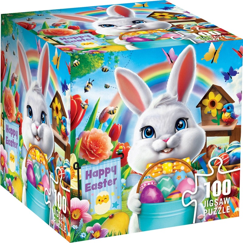 Easter Garden - 100 Piece Square Puzzle