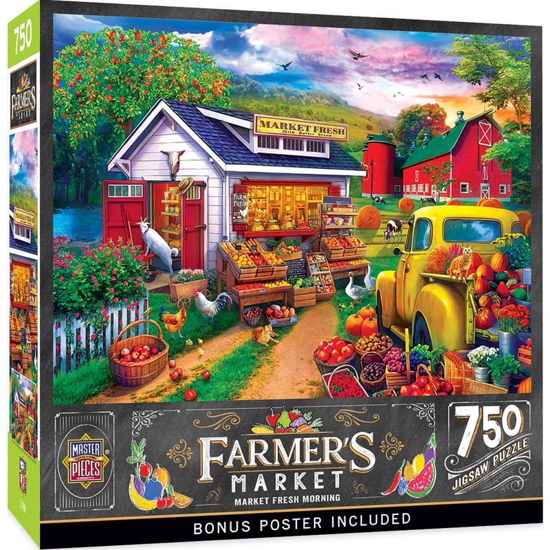 Farmer's Market - Market Fresh Morning 750 Piece Jigsaw Puzzle