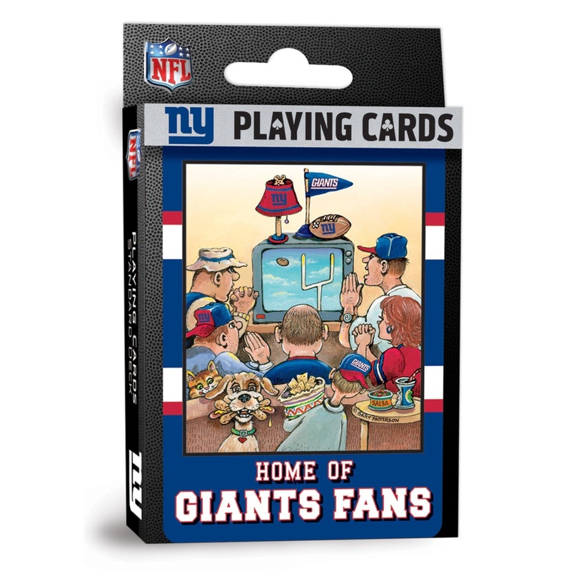 New York Giants Fan Deck Playing Cards - 54 Card Deck