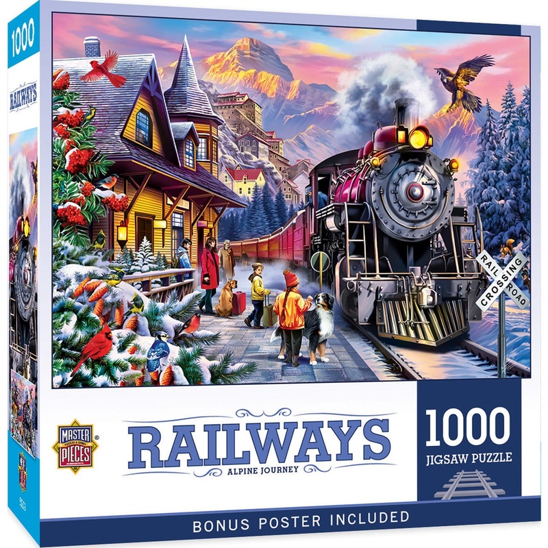 Railways - Alpine Journey 1000 Piece Jigsaw Puzzle
