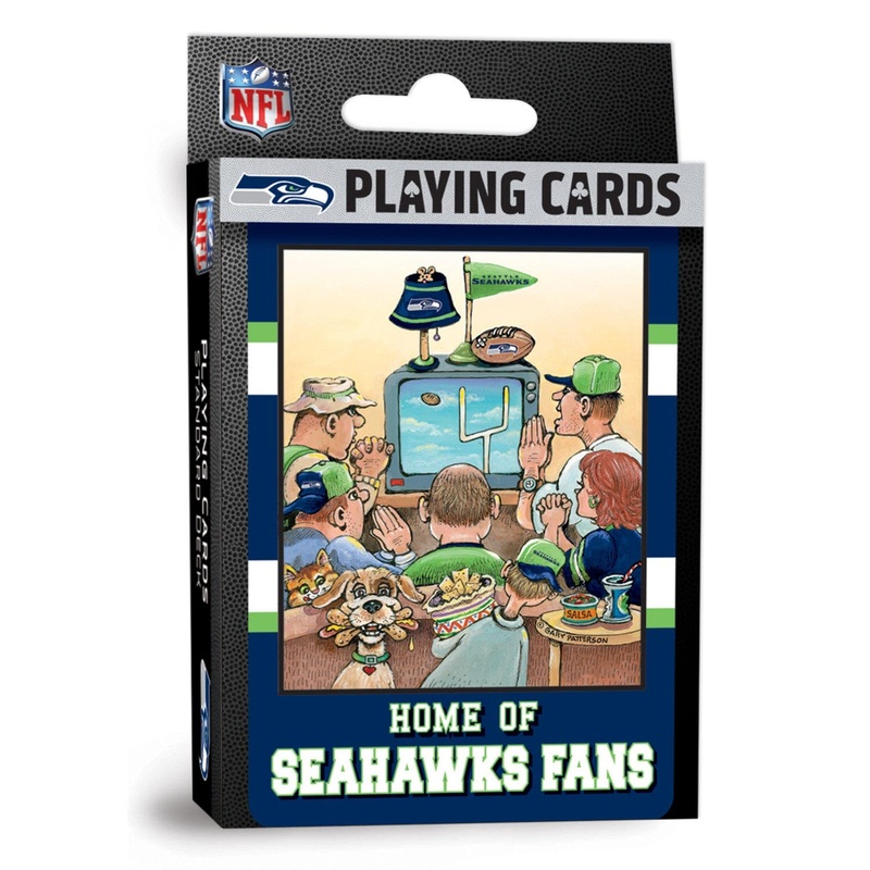 Seattle Seahawks Fan Deck Playing Cards - 54 Card Deck