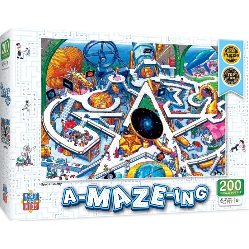 A-Maze-ing - Space Colony 200 Piece Jigsaw Puzzle
