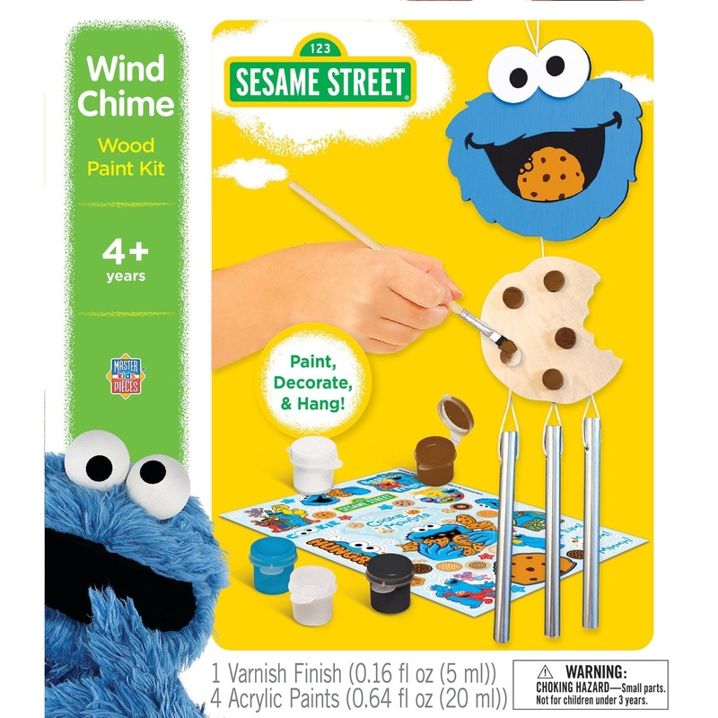 Sesame Street - Cookie Monster Wood Craft & Paint Kit