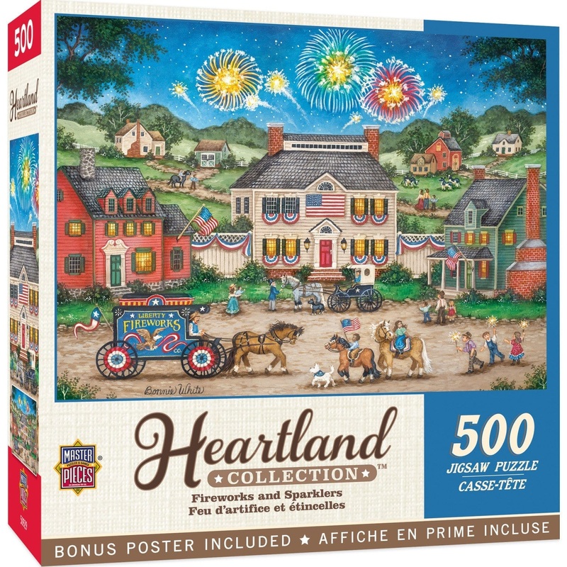 Heartland - Fireworks and Sparklers 500 Piece Jigsaw Puzzle