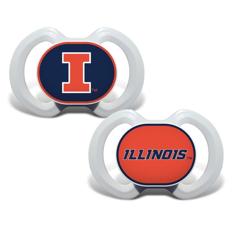 Illinois Fighting Illini - Pacifier 2-Pack