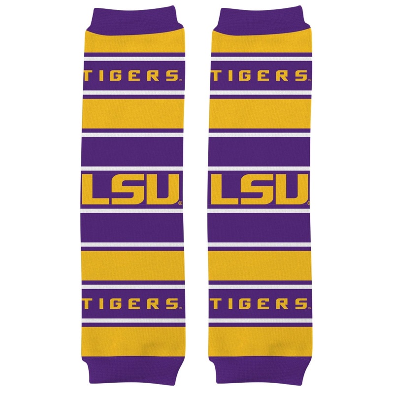 LSU Tigers Baby Leg Warmers