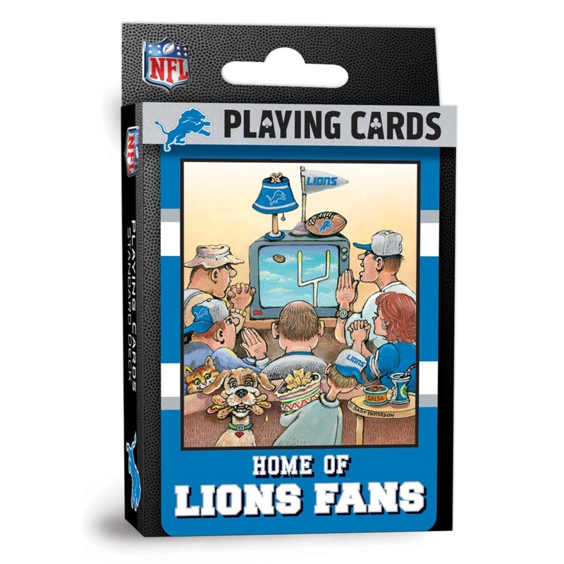 Detroit Lions Fan Deck Playing Cards - 54 Card Deck