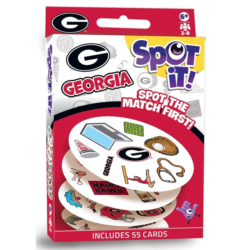 Georgia Bulldogs Spot It! Card Game