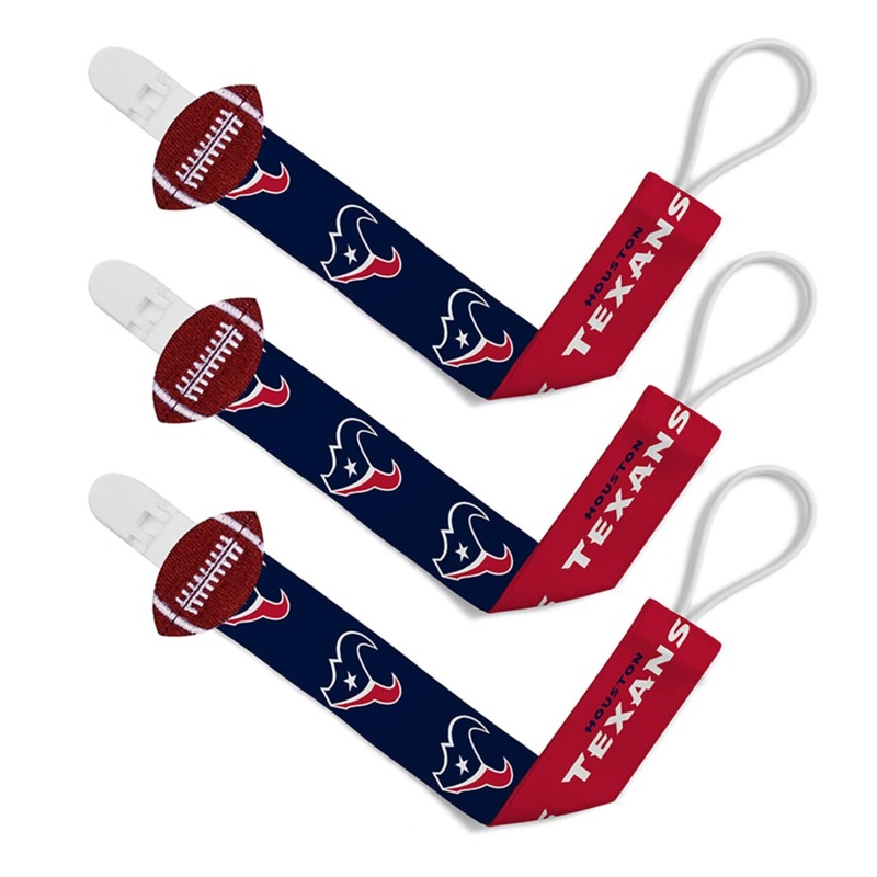Houston Texans - Pacifier Clip 3-Pack