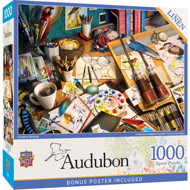 Audubon - Creative Birding 1000 Piece Jigsaw Puzzle