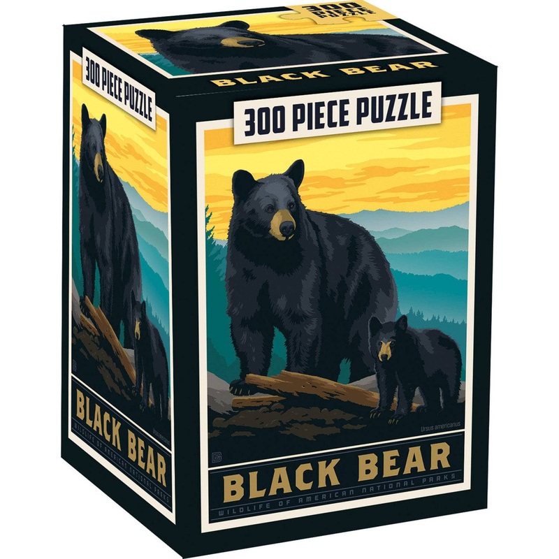 Black Bear 300 Piece Jigsaw Puzzle