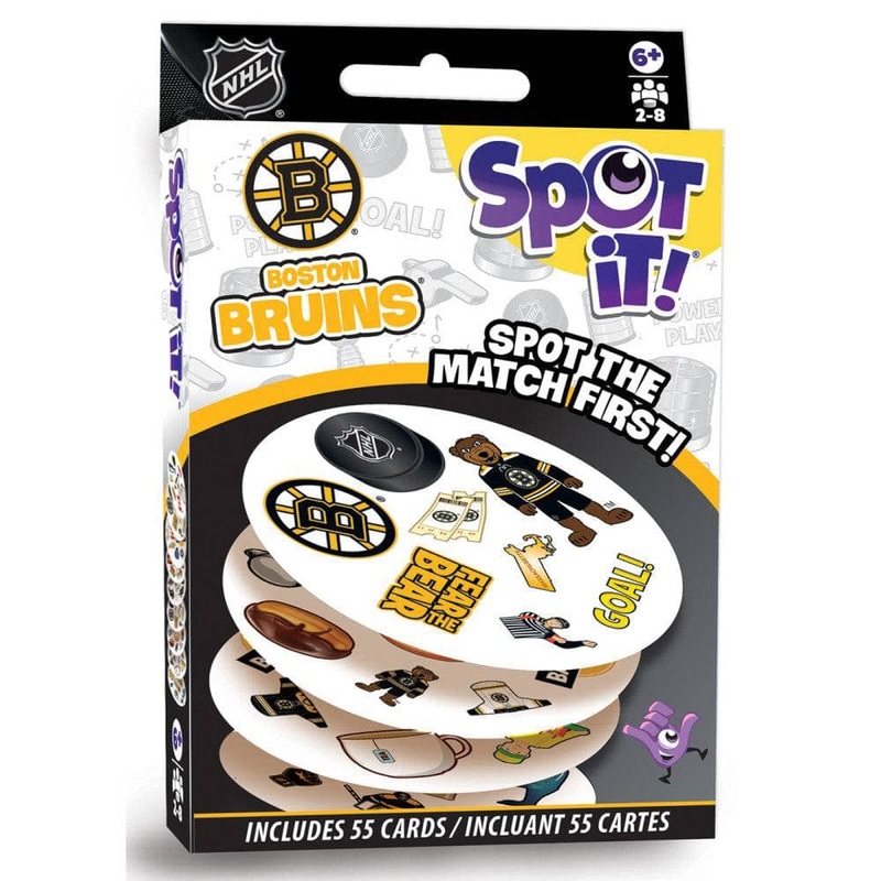 Boston Bruins Spot It! Card Game