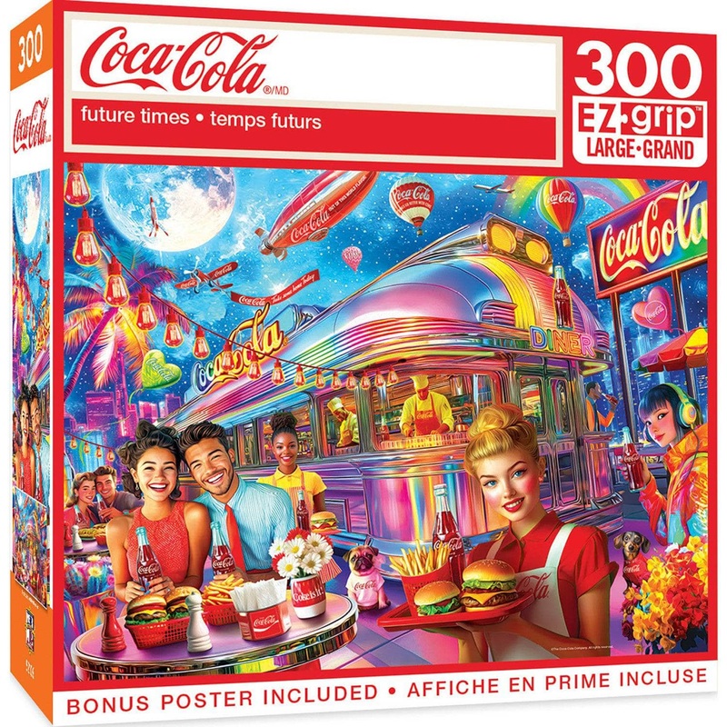 Coca-Cola - Future Times 300 Piece EZ Grip Jigsaw Puzzle