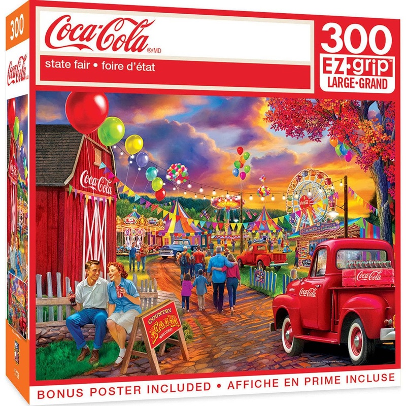 Coca-Cola - State Fair 300 Piece EZ Grip Jigsaw Puzzle