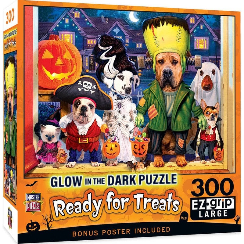 Glow in the Dark - Ready for Treats 300 Piece EZ Grip Jigsaw Puzzle